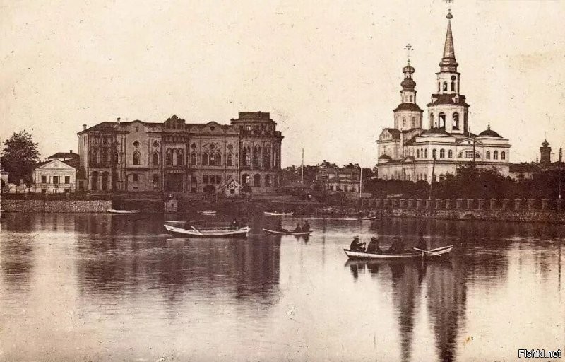 Нижний и Катин города в ХIХв и сегодня.