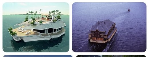 Проще будет его на понтоны поставить и заякорить. ;)