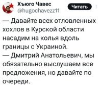 – Правильно! Не всех сразу на колья, а по очереди!