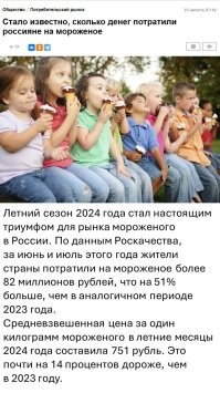 82 млн. руб на мороженое за 2 месяца на всю страну???
Что-то очень крайне мало