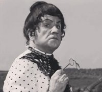 - А меня в женской роли забыли?
(эти разные,разные, разные лица)

- А зря.