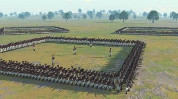 а еще есть боевое построение каре