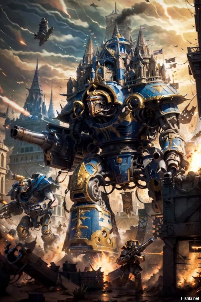 кажется я начинают понимать как появились титаны в WarHammer