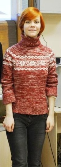 Алеся Мурашкевич в Музее ленинградского детства (2017 год).