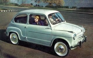 У нынешнего Фиат 600 от тогдашнего одно название. Это вам не УАЗ-буханка.