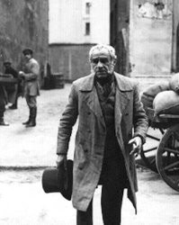 Зиновий Гердт на съемочной площадке. Фильм: О бедном гусаре замолвите слово. 1980 г.