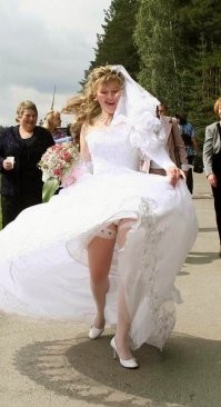Оригинальное свадебное фото