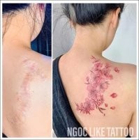Единственные тату у девушек, на которые я готов закрыть глаза и смириться - это татушки закрывающие шрамы. Девочки и женщины очень щепетильны в вопросах эстетики тела и татушка в этом случае в помощь. Можно сделать нежный и красивый рисунок, тогда эта тату вызывает лишь приятную эмоцию, а не брезгливость.