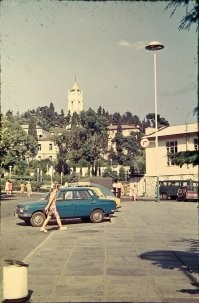 Ялта, вид на храм Иоанна Златоуста. (приблизительно 1980-ые года).