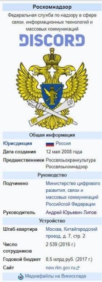 Роскомнадзор заблокировал мессенджер Discord