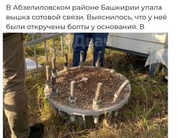 Откручены были гайки. 
С шпилек крепления. 
Где автор там болты увидел? 
А, ну да, их же уже открутили.