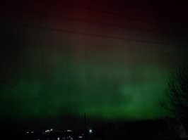 Первый раз в жизни увидела северное сияние. Кировская область