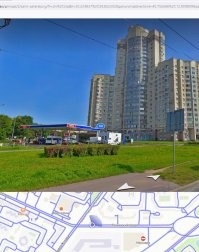 вот пример - Питер, пересечение Ленинского и Жукова ... заправка там стояла ещё при СССР ... а лет пятнадцать назад вплотную к ней построили клоповник ...