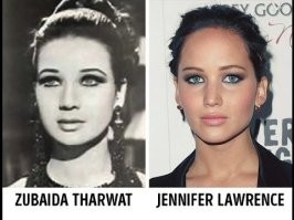 С Дженнифер Лоуренс одно лицо