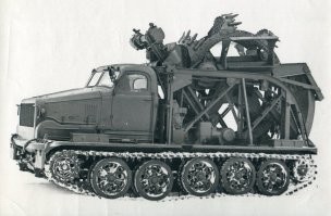 Быстроходная траншейная машина БТМ-3.