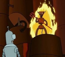 А вот я думаю, что у них остался только один персонаж которому они еще могут молитвы читать. Он тоже в Аду, только в отличии от бандеры он там главный.