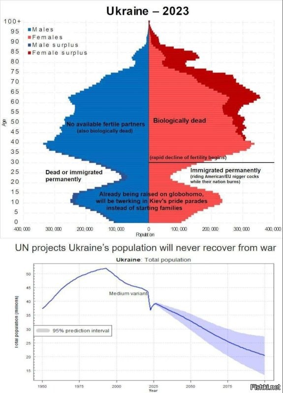 ООН прогнозирует, что Украина никогда не восстановит популяцию украинцев