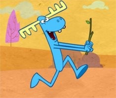 От лосей лучше держаться подальше...