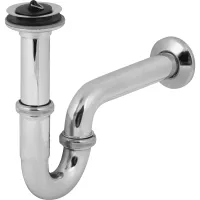 Необязательно чугун - латунь, например, может быть. Под умывальником тем же.

А снимать и чистить - ну так это и есть "трубы менять". Проще уж новую чистую купить, да поставить, раз все равно все разбирать нужно. Пластиковый комплект с сифоном недорого стоит.