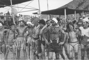 Причём все эти старпёры вовсю "праздновали праздник"  с "сатанинским" началом, с нечестью и костюмами - День Нептуна.