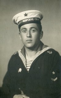 Курсант  училища ПВО ВМС СССР. Энгельс. 1953г.