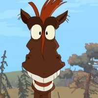 Настоящий богатырский конь должен уметь разговаривать и быть приколистом!