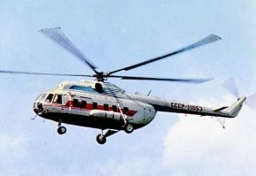 Скорее всего, на снимке, вот этот вертолёт.
Опытный В-8АП.
1964-65 гг.