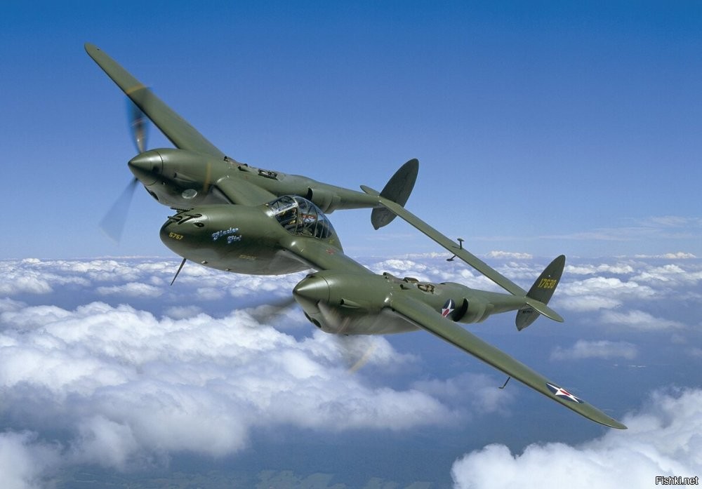 у Р-38 два мотора