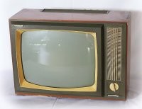 Точно такой дома был! Только пластик спереди был цвета слоновой кости. )
Но... Сдох быстро. А вот "Горизонт" прослужил офигеть сколько лет.