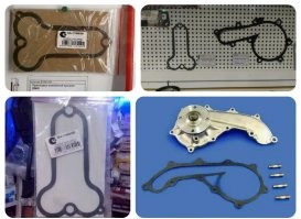 На прокладку двигателя/помпы.