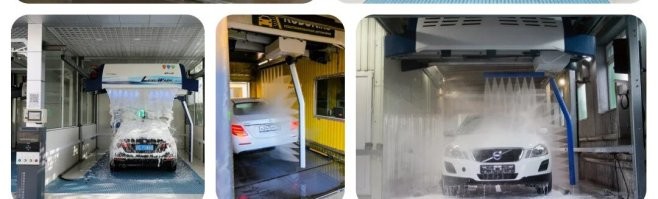Полезно не только для лентяев, но и для людей с ограниченными возможностями. 

Хотя куча электроники, это, наверное, перебор. 

По сути, нужно окатить водой, залить пеной, потом смыть. 
Пару раз повторить. 
Потом просушить тёплым воздухом. 

Хм... Где-то я это уже видел...