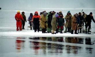 Кёрлинг автомобилями на Камчатке