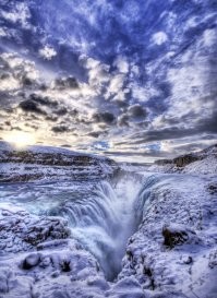 Водопад Gullfoss, Исландия