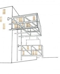 Там конструкции типа подвесных ферм