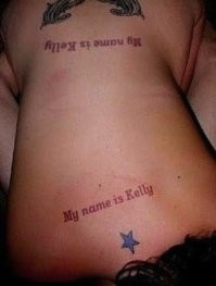 Девушка пожалела, что сделала татуировку