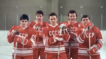 лучшая пятёрка всех времён! Макаров, Касатонов, Ларионов, Фетисов, Крутов.