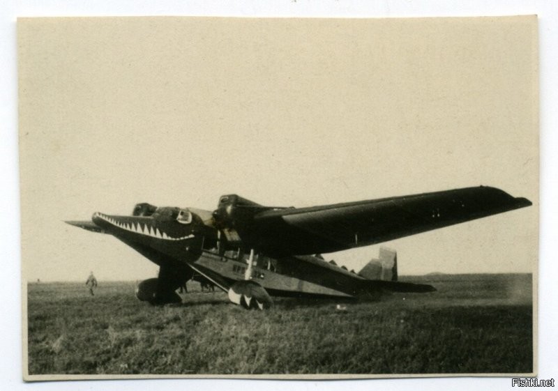 АНТ-9 Крокодил, СССР 193х, агитационная эскадрилия. Пропогандировал одноимённый журнал.