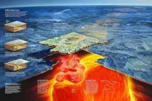 Обычные вулканы не столь страшны, да, могут привести похолоданию на несколько лет, но  этот вопрос рассматривался как в рамках ООН, так и отдельно каждым государством, в рамках продовольственной безопасности.  Хранилища, теплицы, еда по талонам, военный коммунизм - в общем, человечество выживет, с голоду не помёрм.  А вот что действительно может выбить 90% населения Земли, это Йеллоустонская кальдера,  которая если начнёт извергаться  по негативному сценарию (сразу и много), то всем на глобусе поплохеет.. а человечество, если и останется, то откатиться до уровня неолита, и то, скорее всего в живых если и останутся, то это какие-нить папуасы или бушмены или нанайцы.. в общем, те кто привык итак жить на территориях без СХК, и умеет самостоятельно изымать пропитание из дикой природы.  И то, так как флора и фауна так же пострадают от извержения, и сильно сократятся, даже среди таких людей - выживут не только лишь все.