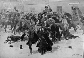 Знаем мы, как они "служили". 

Сатрапы царского режима. Все эти каледины, красновы и прочая гнусь и сволота.