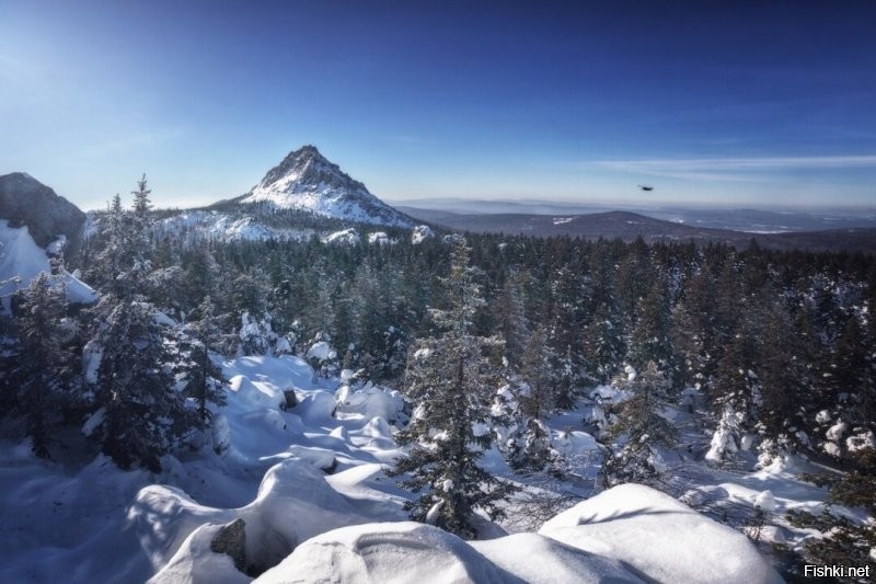 Таганай, вид на Откликной гребень