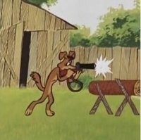 У него фоторужьё! )))