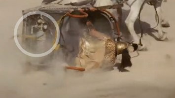 В Гладиаторе, был средневековый Доминик Торетто на колеснице.