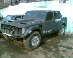 Это Ламбаргини каскадера Александра Иншакова. Нынешнее состояние