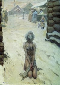 Сказали бы, что они так почтили Василия Блаженого, он тоже любил это дело