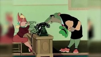 Советский мультфильм "Подпись неразборчива" 1954г.
- Где вы раньше работали?
- На сырном складе.
- А что вы там делали?
- Дырки в сыре!