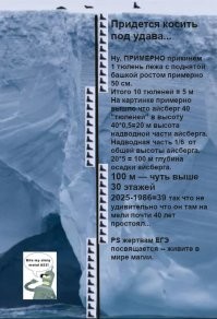 надводная часть айсберга это одна шестая его общей высоты