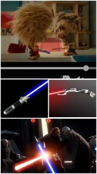 Так там прям отсылка есть. 
Вон, цвет и форма "мечей".