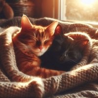 В 90-е к моему рыжему коту трижды приводили невест.
Так они по несколько дней притирались друг к другу, привыкали, топали и носились по ночам по всей квартире с криками и мяуканьем.
А тут за раз хочет свести...
Не знаю, не знаю