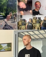 Тренер из Полтавы, который посмел тыкать средний палец ТЦК, впоследствии сильно избитый СБУ, получил   внимание!   шесть лет тюрьмы за "препятствование законной деятельности ВСУ и других военных формирования". У него также конфисковали 50% имущества. 

Не не, не рабы...