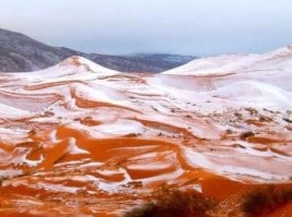 А почему ничего нет про снегопад в Сахаре?